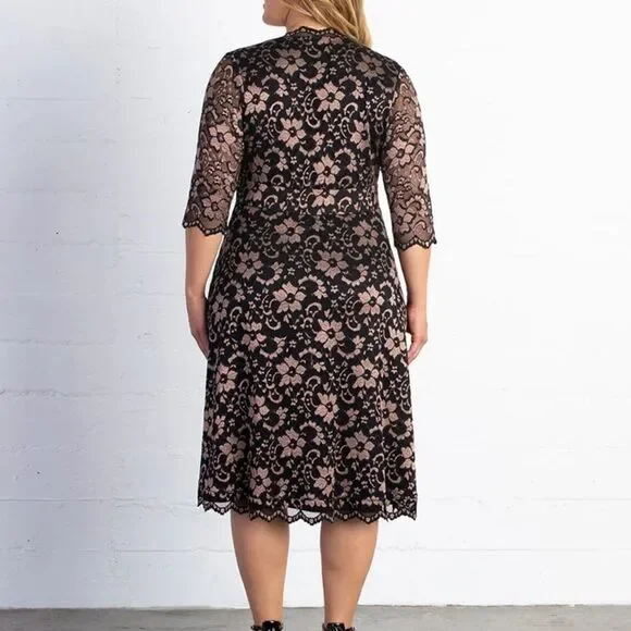 Kiyonna Mon Cherie Lace Dress - Picture 8 of 8